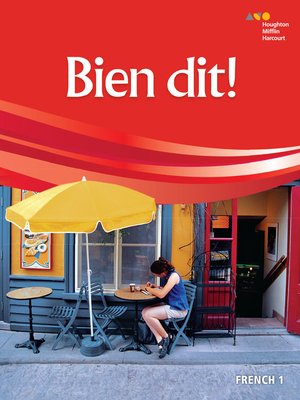 cover image of 2018 Bien dit! Student Edition, Level 1